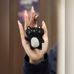 Black Cat Plush Keychain/Bag Charm